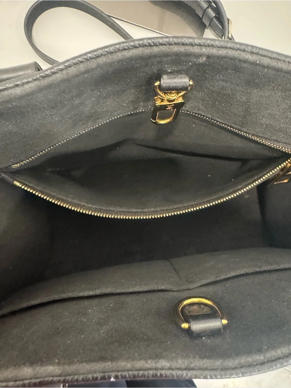 Louis Vuitton Black empreinte OnTheGo PM Bag